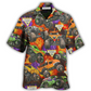 Truck Monster Packed Trucks Hawaiian Shirt Design Detail For Beach Days And Holiday Travel