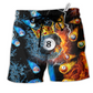 Billiards Beach Shorts For Island Getaways And Comfortable Daily Use