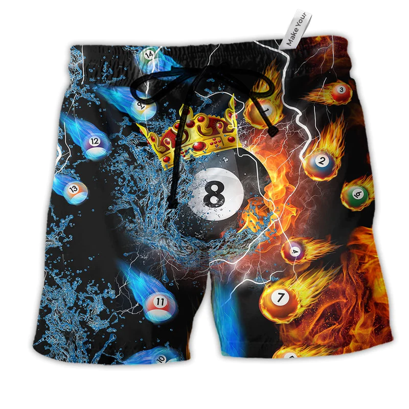 Billiards Beach Shorts For Island Getaways And Comfortable Daily Use
