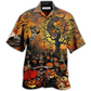 Skull Halloween Darkness Hawaiian Shirt For Beach Parties And Weekend Getaways