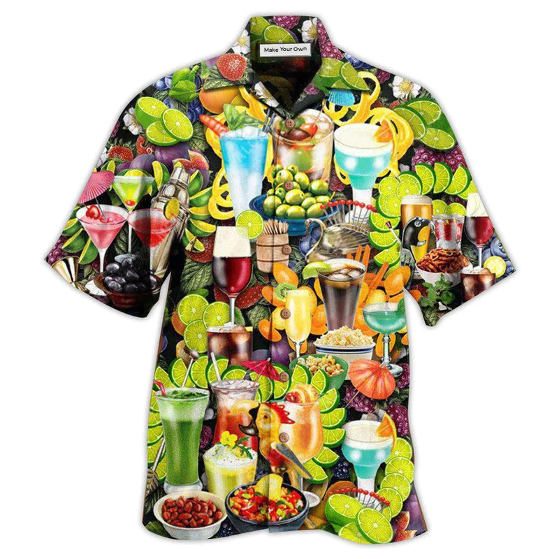 Fruit Cocktail Hawaiian Shirt For Warm Weather Adventures And Everyday Comfort