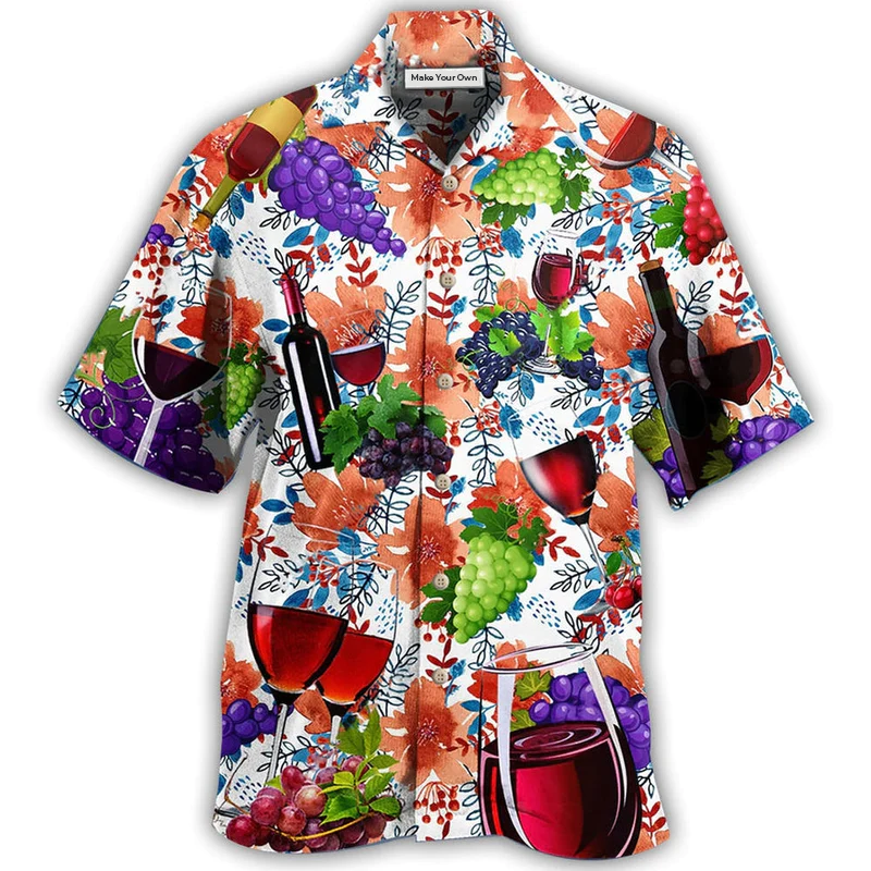 Wine Special Hawaiian Shirt For Beach Parties And Weekend Getaways