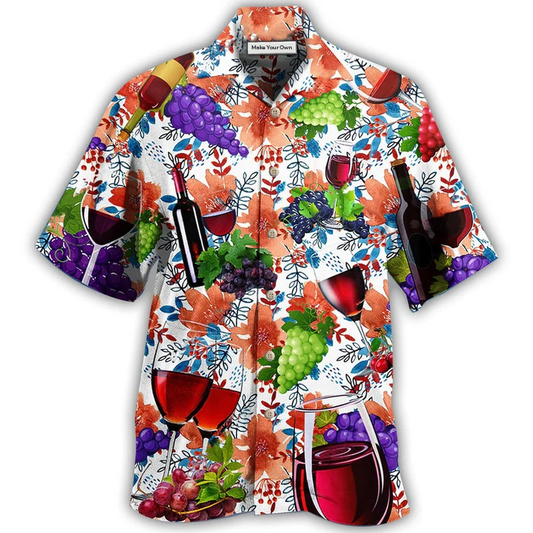 Wine Special Hawaiian Shirt For Beach Parties And Weekend Getaways