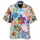 Turtle Peace Hawaiian Shirt For Resort Getaways And Comfortable Summer Activities