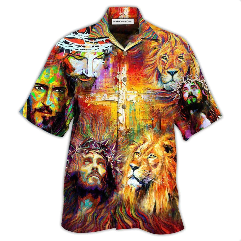Christian Faith Hawaiian Shirt For Tropical Travel Beach Gatherings And Comfortable Wear