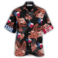 Peace Texas Heritage Hawaiian Shirt For Summer Vacation Beach Travel And Casual Wear
