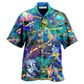 Flute Hawaiian Shirt For Island Holidays Summer Parties And Casual Outdoor Wear