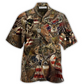 Deer Hunting American Wild Hawaiian Shirt Artwork View For Coastal Escapes And Resort Style