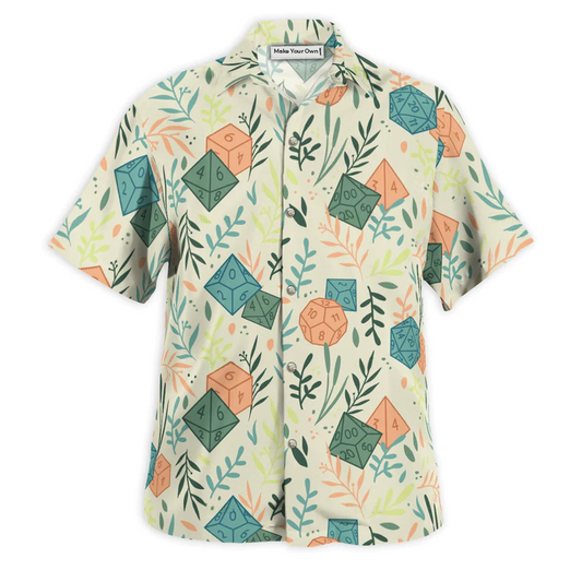 Fantasy Vintage Colorful Role Leaf Hawaiian Shirt Design View For Island Holidays