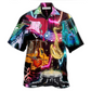 Music Notes Hawaiian Shirt For Summer Vacation Beach Travel And Casual Wear