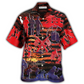 Veteran Independence Day Fought Democracy Hawaiian Shirt Pattern Detail For Summer Holidays And Outdoor Fun