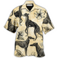 Tropical Floral Greyhound Hawaiian Shirt For Island Holidays Summer Parties And Casual Outdoor Wear