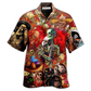 Skull Hawaiian Shirt For Vacation Getaways Resort Wear And Casual Celebrations