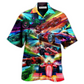 Racing Car Hawaiian Shirt For Summer Travel Coastal Events And Thoughtful Gift Giving