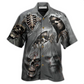 Skull Hawaiian Shirt For Coastal Adventures Summer Events And Everyday