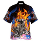 Hot Rod Ride Hawaiian Shirt Pattern Detail For Vacation Travel And Daily Wear