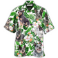 Tropical Floral Dog Australian Cattle Hawaiian Shirt For Summer Vacation And Beach Travel