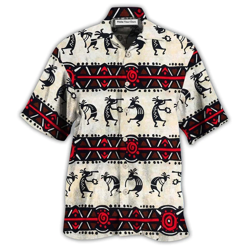 Bohemian Peace Hawaiian Shirt For Beach Parties And Weekend Getaways