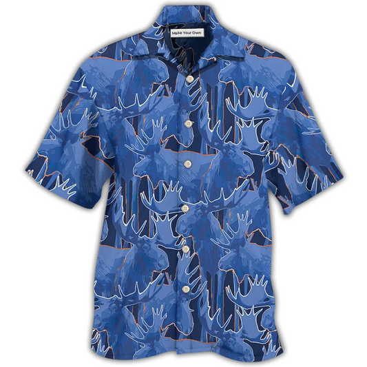 Blue Moose Hawaiian Shirt For Island Vacation Beach Days And Thoughtful Gifting