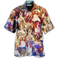 Vintage Dog Beagle Hawaiian Shirt Artwork View For Coastal Escapes And Resort Style