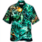 Poseidon Faith Seas Hawaiian Shirt Pattern Detail For Summer Holidays And Outdoor Fun