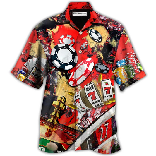 Casino Cards Hawaiian Shirt For Beach Getaways Resort Outings And Thoughtful Gifting