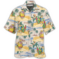 Tropical Turtle Cartoon Hippo Hawaiian Shirt For Coastal Adventures And Warm Weather Wear
