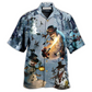 Christmas Dark Snowman Hawaiian Shirt For Tropical Getaways Outdoor Fun And Everyday Wear
