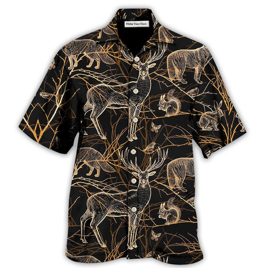 Dark Hunting Hawaiian Shirt For Poolside Relaxation And Sunny Getaways