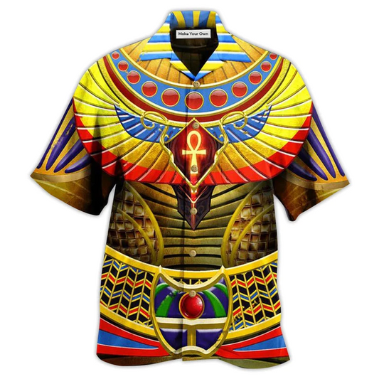 Ancient Egypt Hawaiian Shirt Design Detail For Beach Days And Holiday Travel