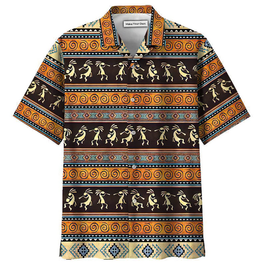 Bohemian Peace Hawaiian Shirt For Summer Events And Casual Outdoor Wear