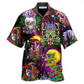 Skull And Retro Gaming Hawaiian Shirt For Vacation Getaways Resort Wear And Casual Celebrations