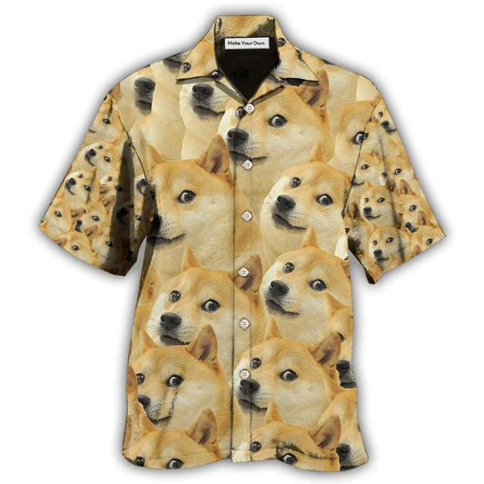 Funny Corgi Meme Hawaiian Shirt For Coastal Adventures And Warm Weather Wear