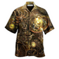 Steampunk Octopus Revolution Hawaiian Shirt Artwork View For Coastal Escapes And Resort Style