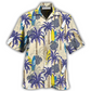 Tropical Surfing Hawaiian Shirt For Summer Events Coastal Travel And Comfortable Styling