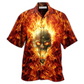 Dark Skull Hawaiian Shirt For Tropical Getaways Outdoor Fun And Everyday Wear