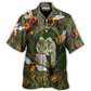 Vintage Bee Alert Beekeeper Hawaiian Shirt Button Front Artwork For Resort Wear
