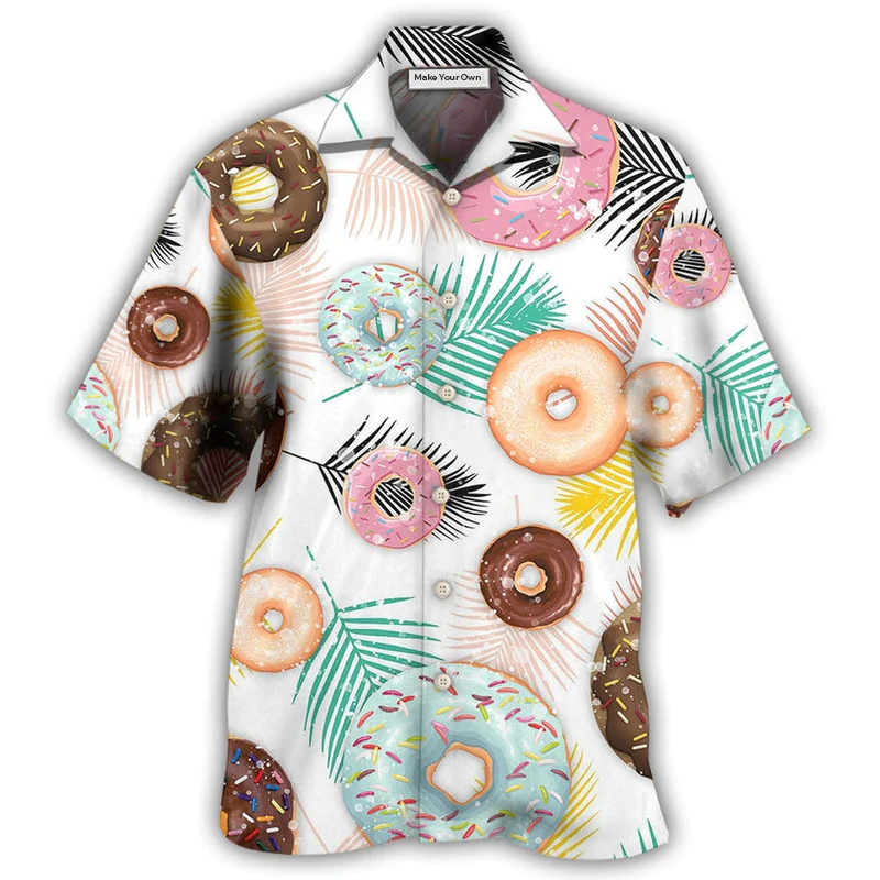 Donut Hawaiian Shirt For Warm Weather Adventures And Everyday Comfort