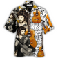 Guitar Hawaiian Shirt For Vacation Days And Relaxed Coastal Outings