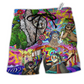 Sloth Love Animals Life Style Hawaiian Print Beach Shorts For Beach Days And Casual Travel