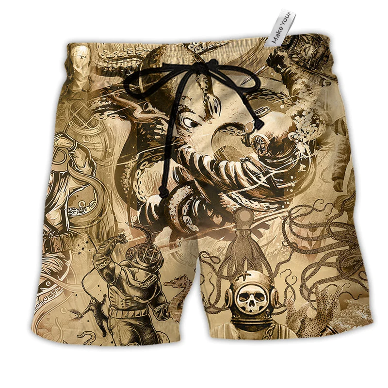 Ocean Life Is A Beach Then You Dive With Fun Beach Shorts For Beach Days And Coastal Travel
