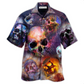 Skull Hawaiian Shirt For Coastal Trips Outdoor Events And Relaxed Summer Wear