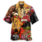 Skull And Valentine Hawaiian Shirt For Tropical Parties Vacation Travel And Casual Summer Style