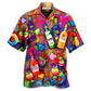 Fruit Wine Hawaiian Shirt Artwork Detail For Resort Trips And Outdoor Activities