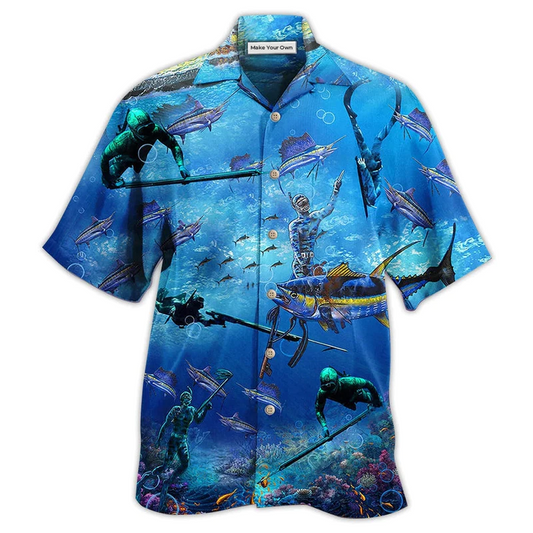 Ocean Hawaiian Shirt For Island Holidays Summer Parties And Casual Outdoor Wear