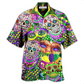 Skull Mardi Gras Hawaiian Shirt Design Detail For Sunny Adventures And Casual Wear