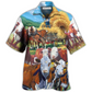 Peaceful Cow Hereford Hawaiian Shirt For Resort Getaways And Comfortable Summer Activities