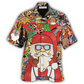 Christmas Hippie Peace Hawaiian Shirt For Coastal Trips Outdoor Events And Relaxed Summer Wear