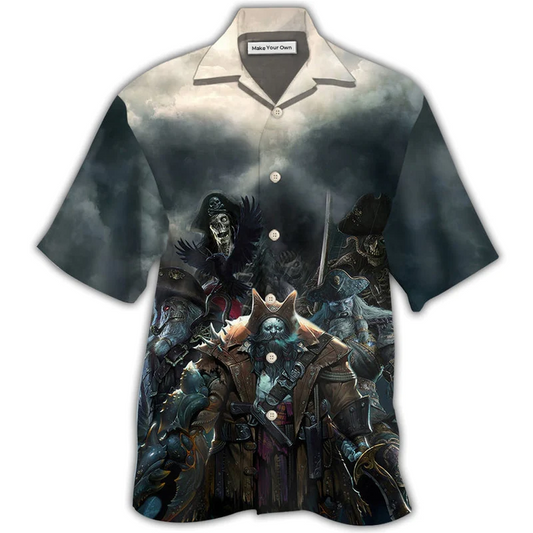 Nautical Pirate Dangerous Hawaiian Shirt For Coastal Adventures And Warm Weather Wear