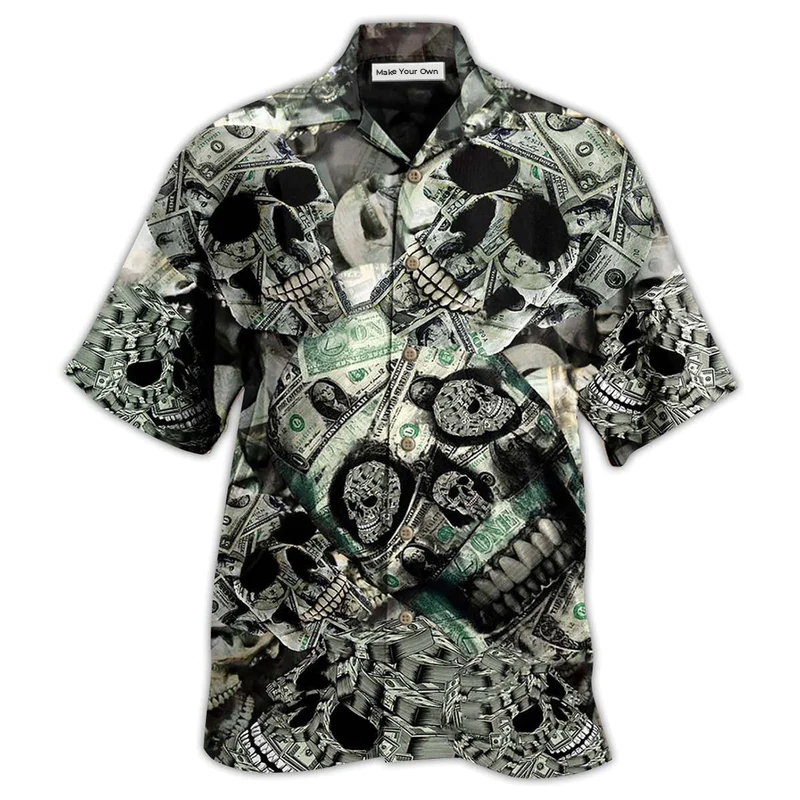 Skull Hawaiian Shirt For Island Vacation Beach Days And Thoughtful Gifting